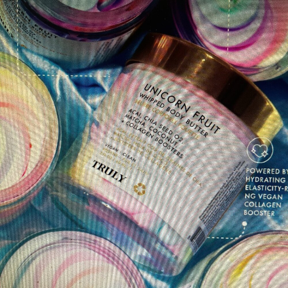 Truly Set of 2 Unicorn Fruit Whipped Body Butter!! NEW